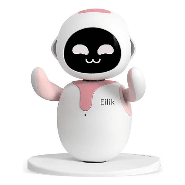 ¡robot Interactivo Eilik Robot Bot Con Inteligencia Y Comida! Color: Rosa, Personaje Rosa 1