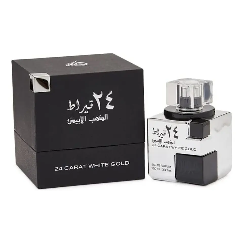 Lattafa 24 Carat White Gold EDP 100 ML Unisex 1