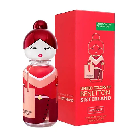 Benetton Sisterland Red Rose EDT 80 ML Mujer