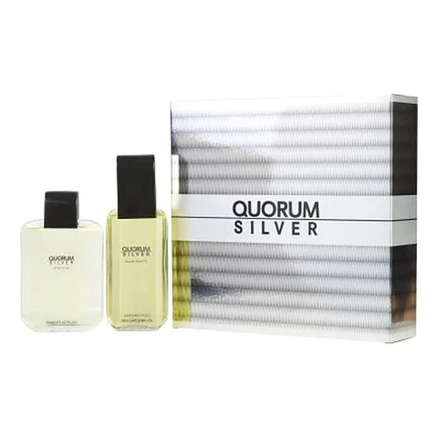 Puig Quorum Silver Set EDT 100 ML+After Shave Hombre