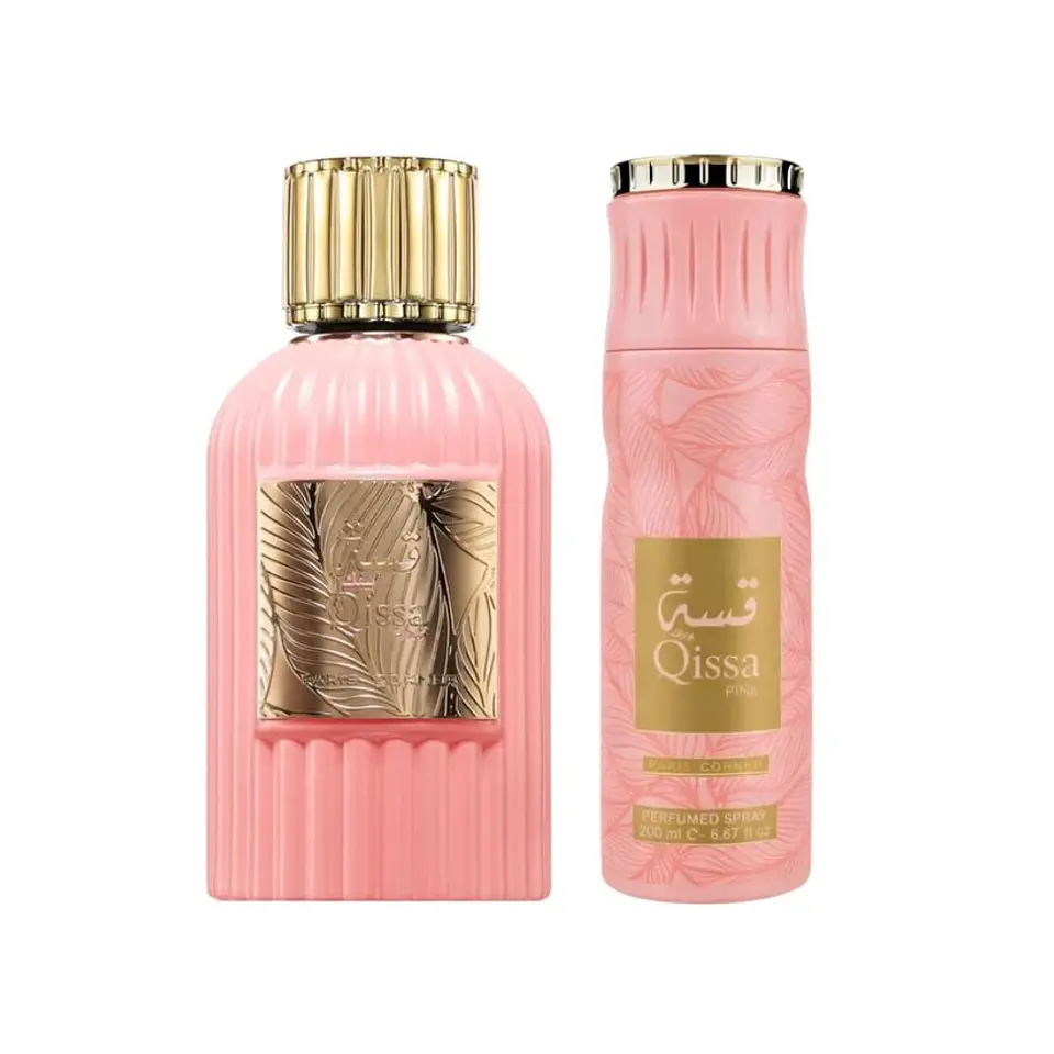 Paris Corner Qissa Pink Set EDP 100 ML + Deso 200 ML Mujer 2