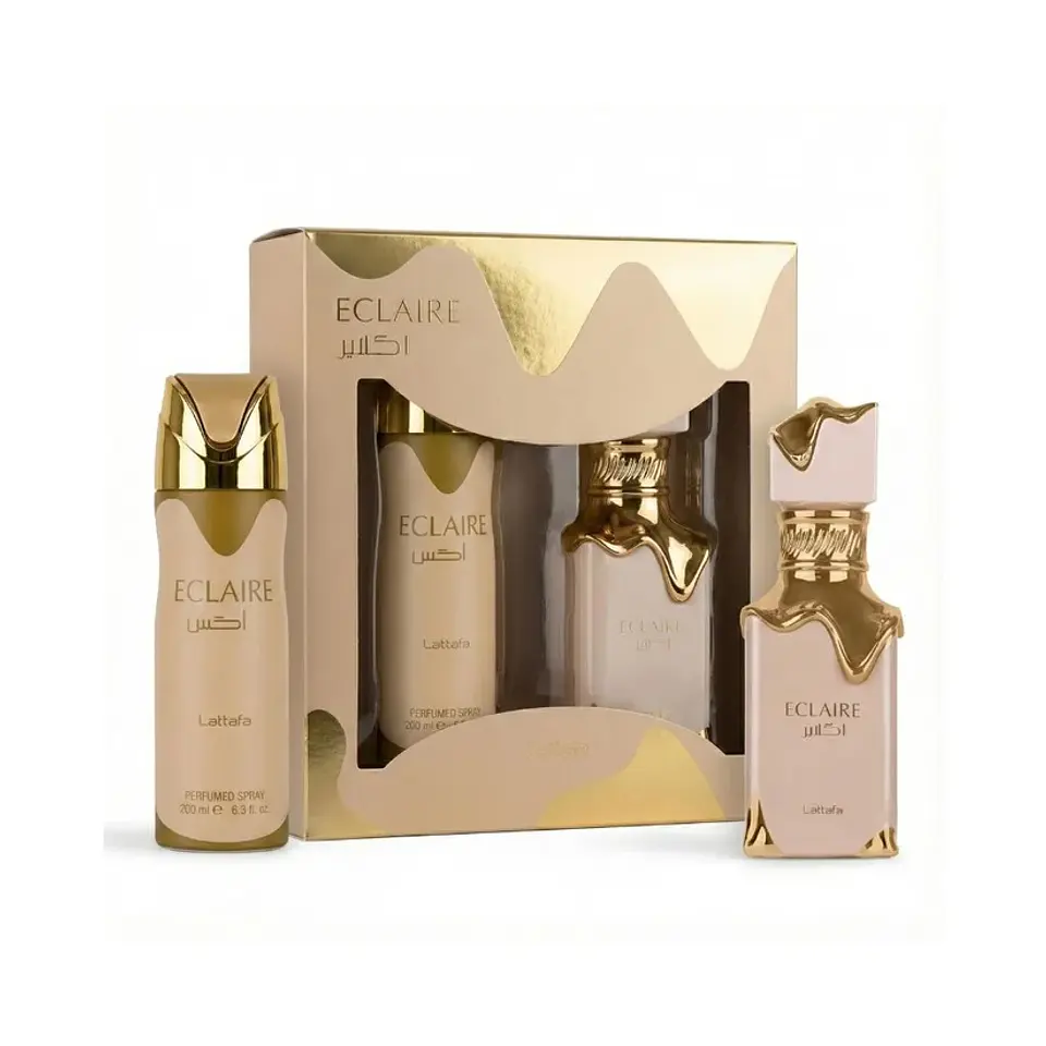 Lattafa Eclaire Set EDP 100 ML + Perfumed Spray 200 ML Unisex 1