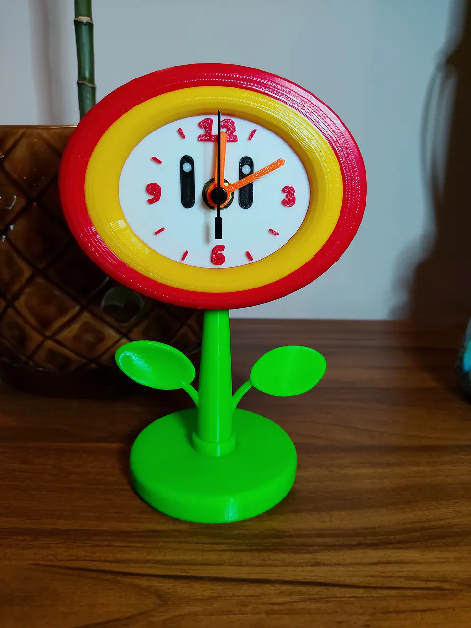 Reloj flor videojuego Mario 2