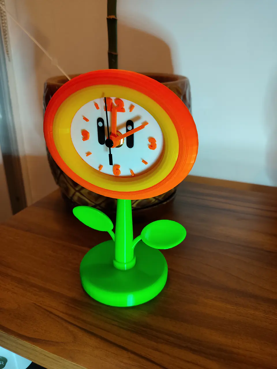 Reloj flor videojuego Mario 5