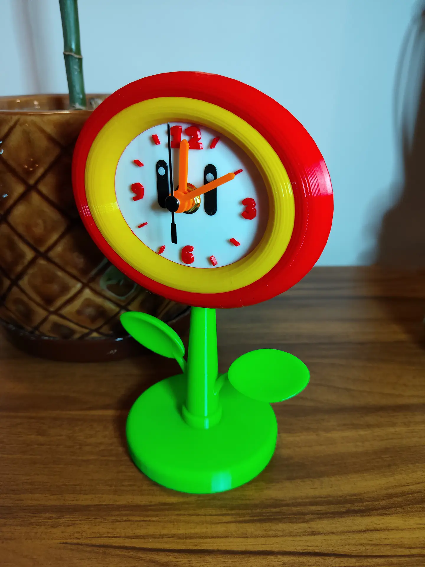 Reloj flor videojuego Mario 3