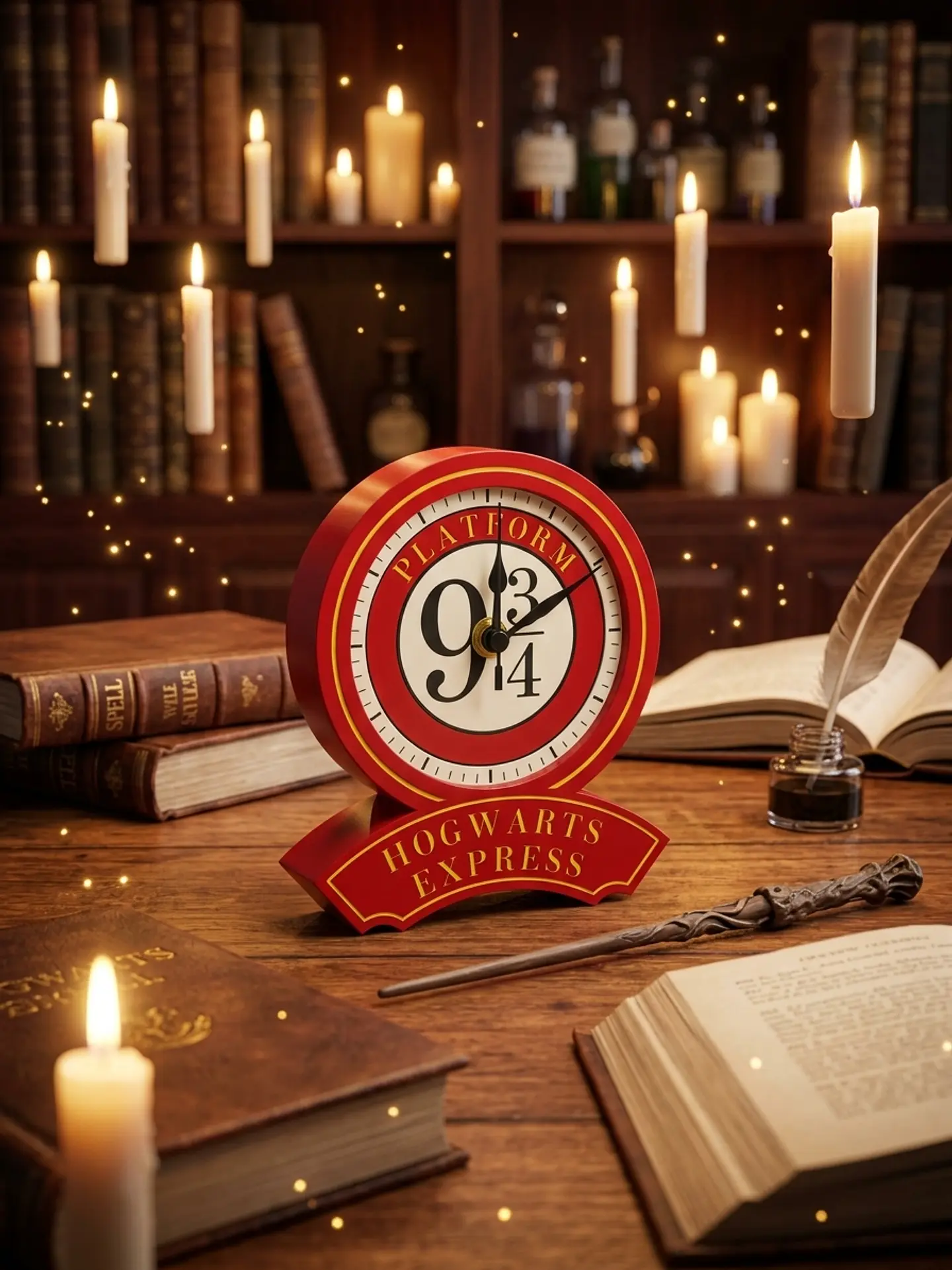 Reloj de Mesa Harry Potter – Plataforma 9 ¾ / Hogwarts Express (6.5 cm) 1