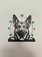 Reloj de Pared Decorativo – Diseño Pastor Alemán (25 cm) - Miniatura 3