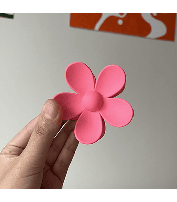 Hair Claws flor - Fucsia