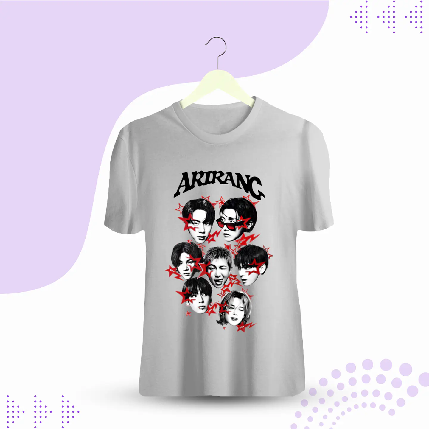 POLERA BTS ARIRANG ESTRELLAS 1