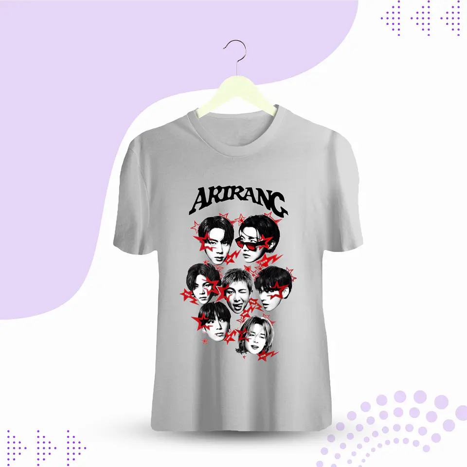 POLERA BTS ARIRANG ESTRELLAS 1
