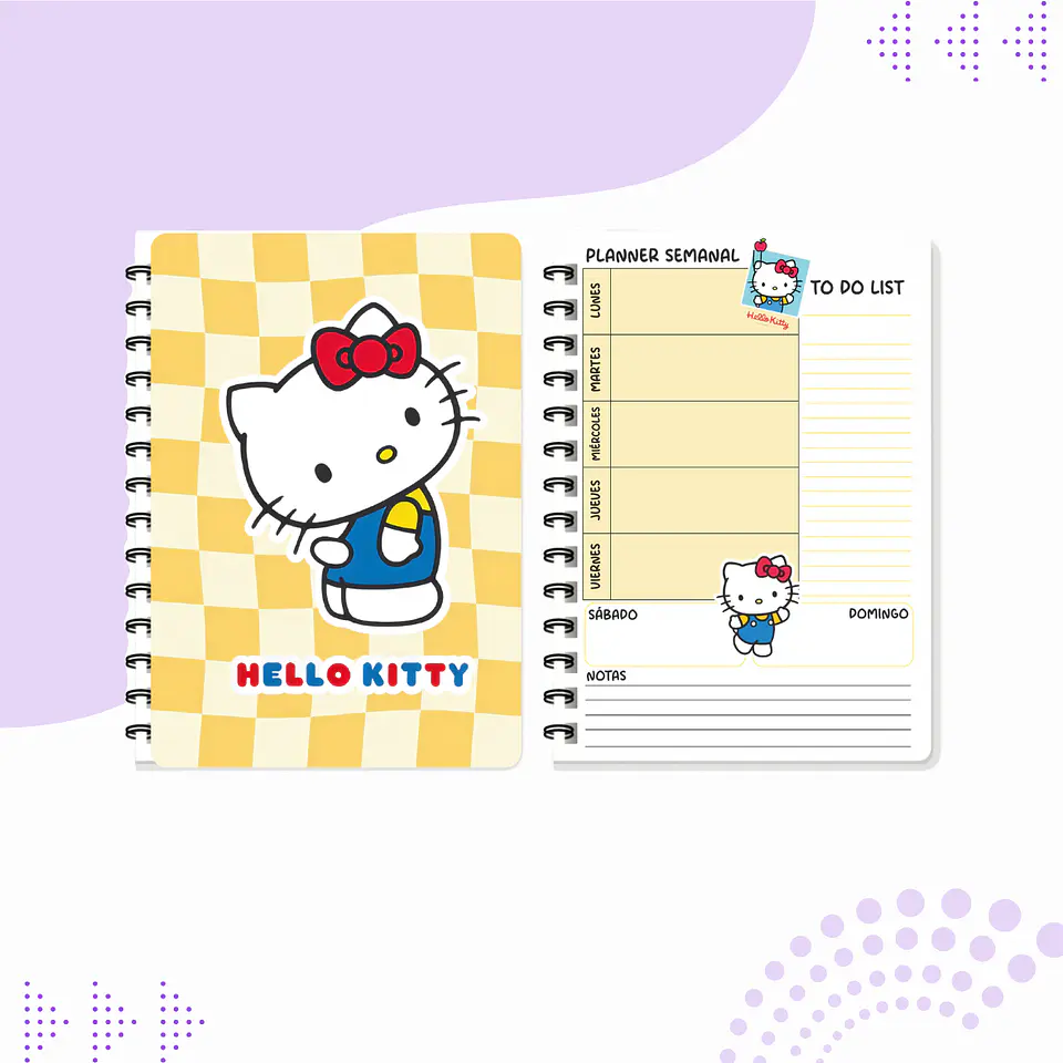 PLANNER HELLO KITTY AMARILLO 1