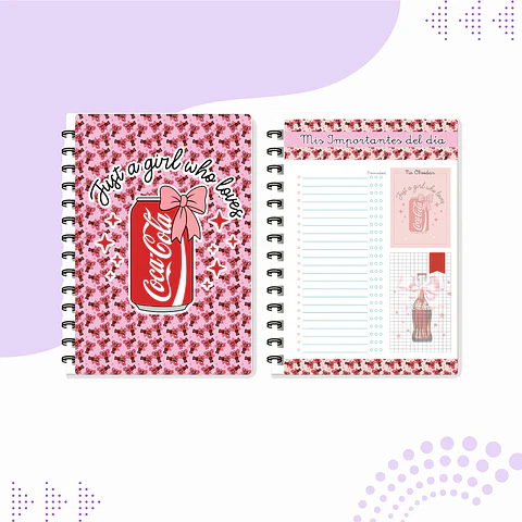 PLANNER COCA COLA GIRL