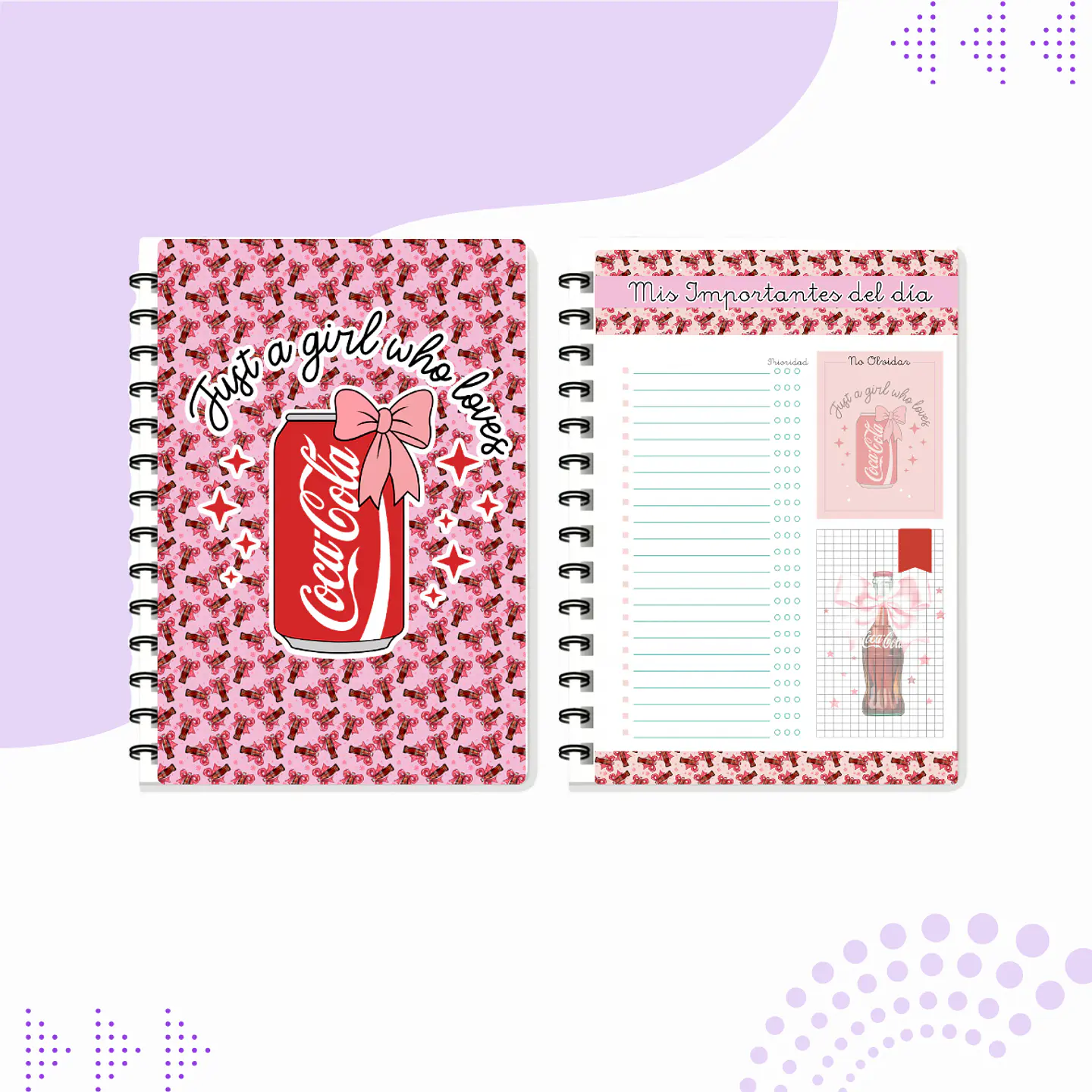 PLANNER COCA COLA GIRL 1