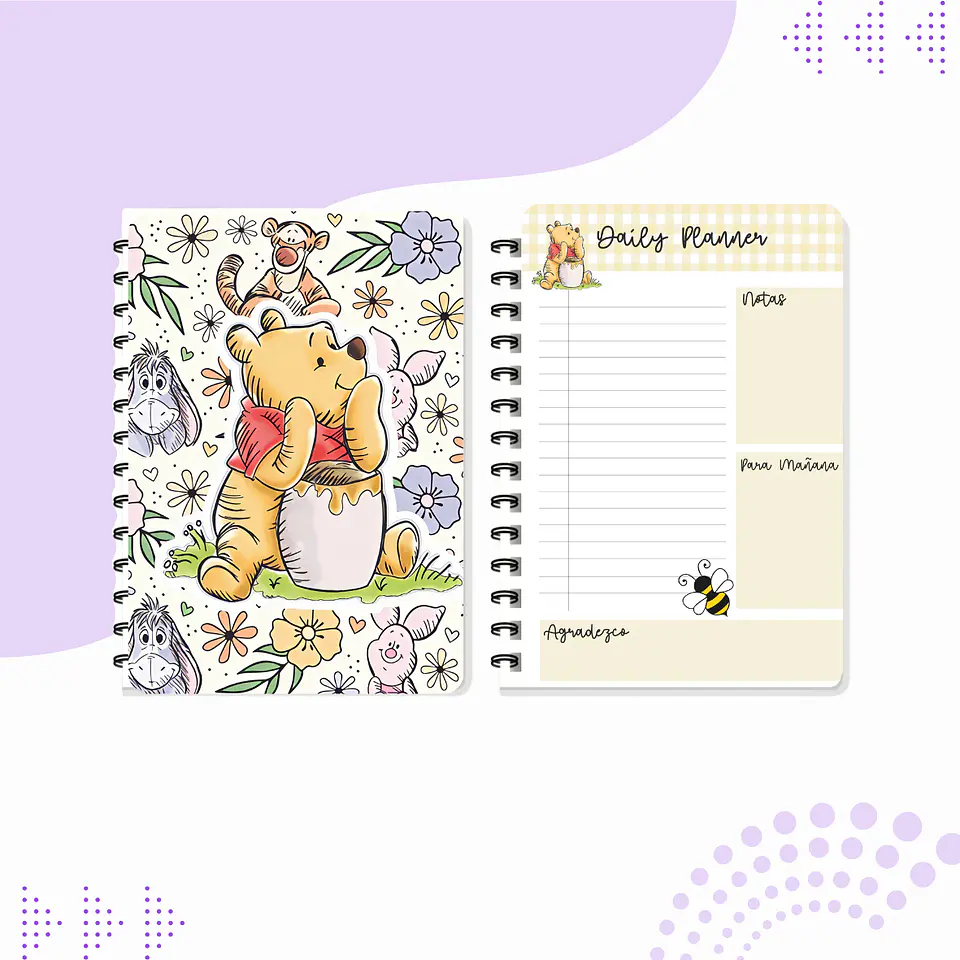 AGENDA WINNIE POOH VINTAGE 1