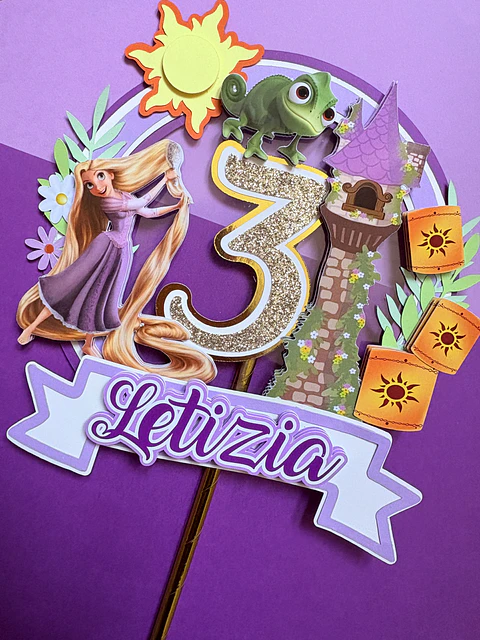 CAKE TOPPER RAPUNZEL 