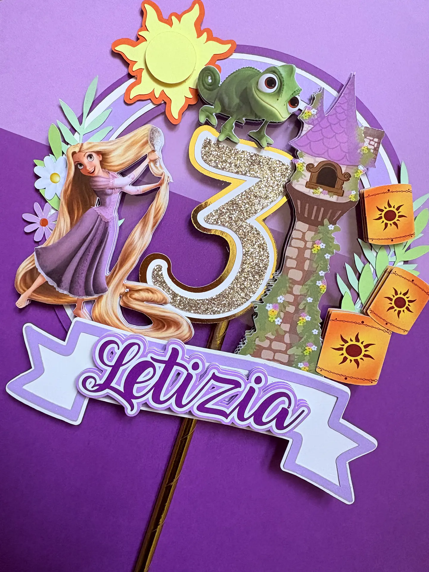 CAKE TOPPER RAPUNZEL  1