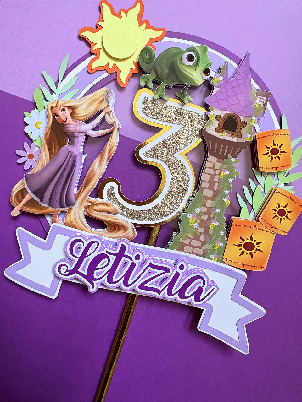 CAKE TOPPER RAPUNZEL  1