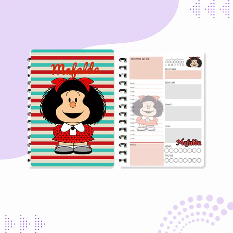AGENDA MAFALDA LINEAS