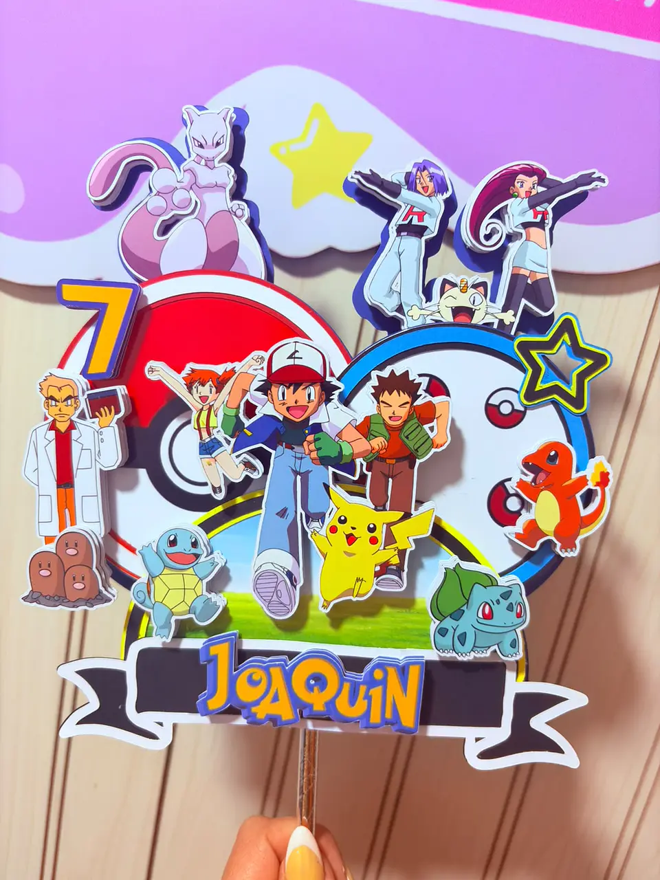 CAKE TOPPER POKEMON 1