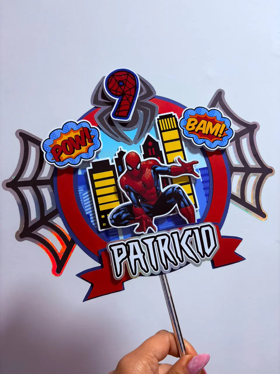 CAKE TOPPER SPIDERMAN  1