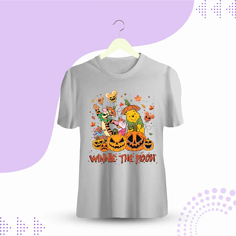 POLERA WINNIE POOH HALLOWEEN 