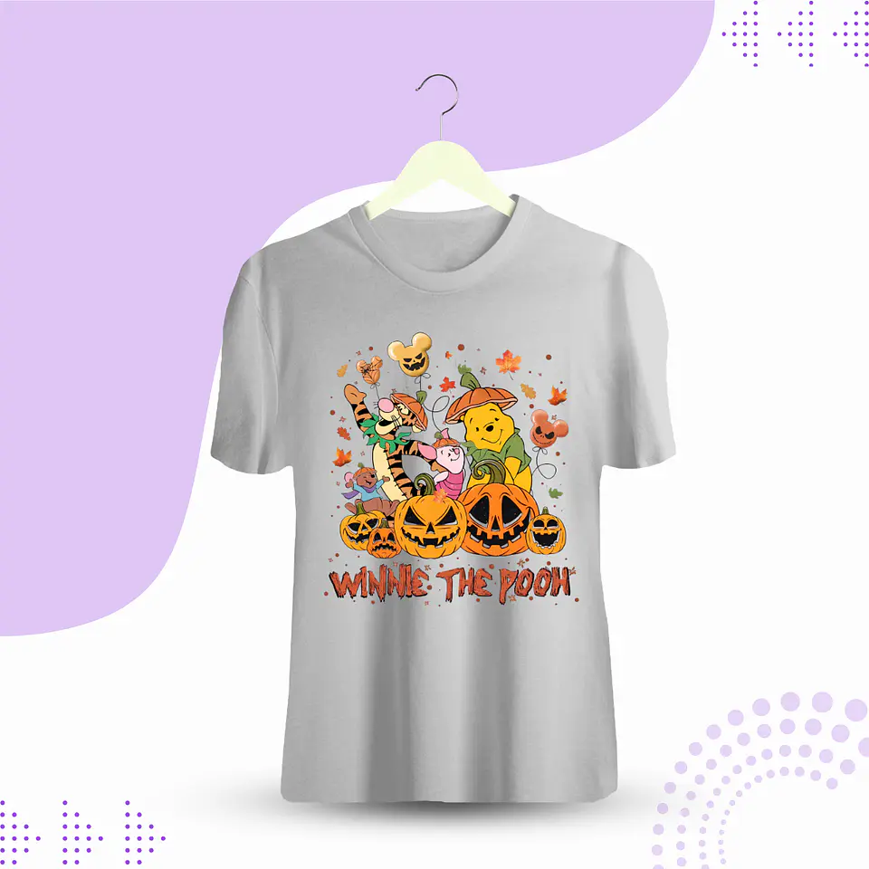 POLERA WINNIE POOH HALLOWEEN  1
