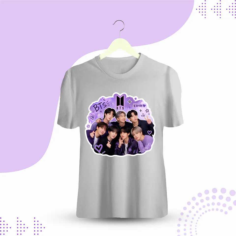 POLERA BTS MORADO 1