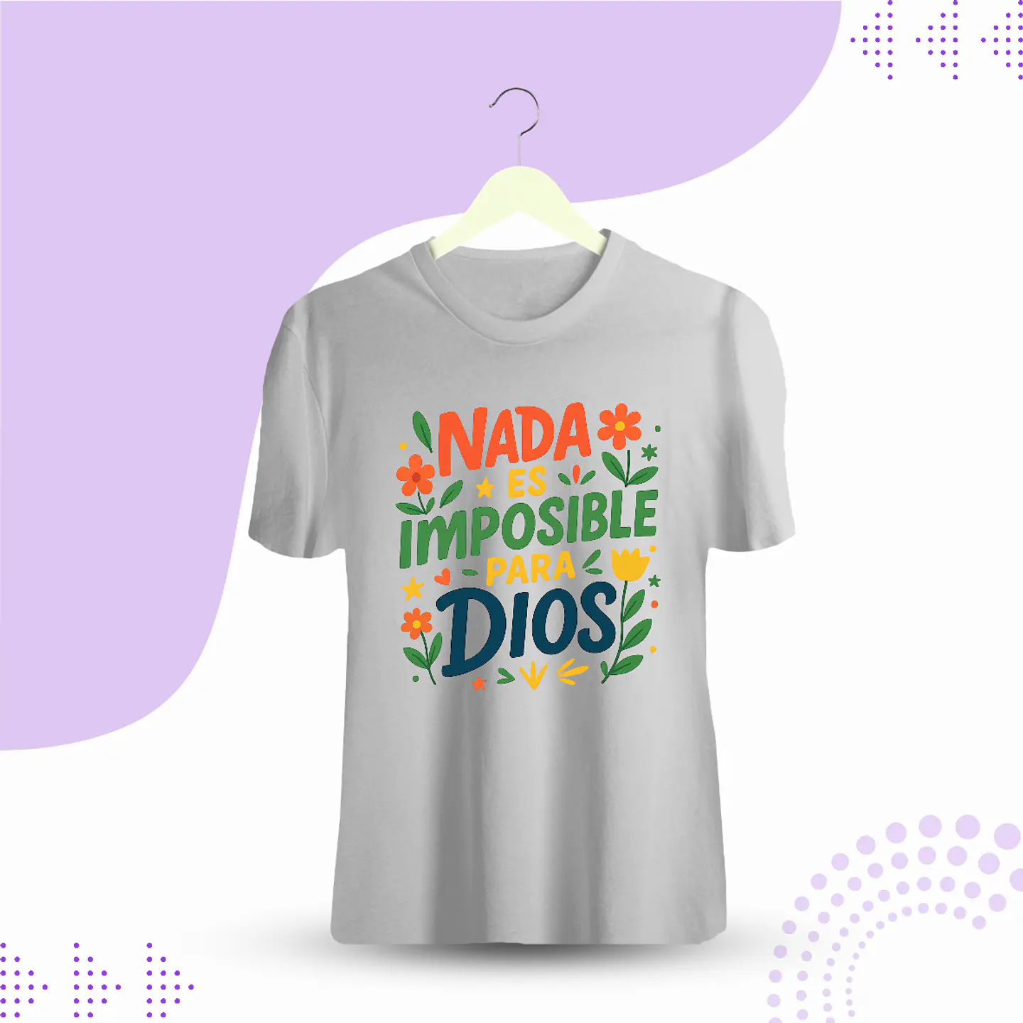 POLERA CRISTIANA NADA ES IMPOSIBLE  1