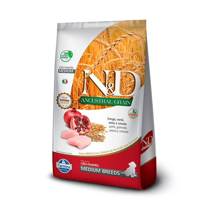 N&D ANCESTRAL CANINE FRANGO PUPPY MEDIUM 10,1KG 1