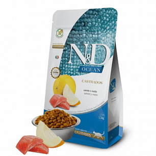 N&D OCEAN GATO ADULTO CASTRADO SALMON 7,5KG