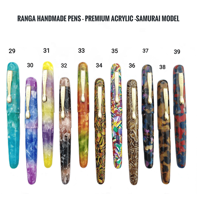 Ranga Samurai Pen -Colour Set 4