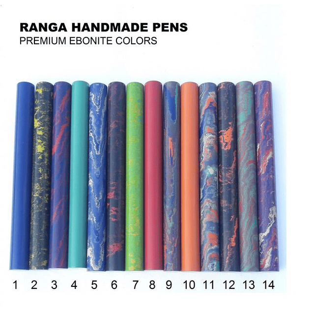 Model 4CS -Premium Ebonite - Colour Set 1 -3 in 1 Filling