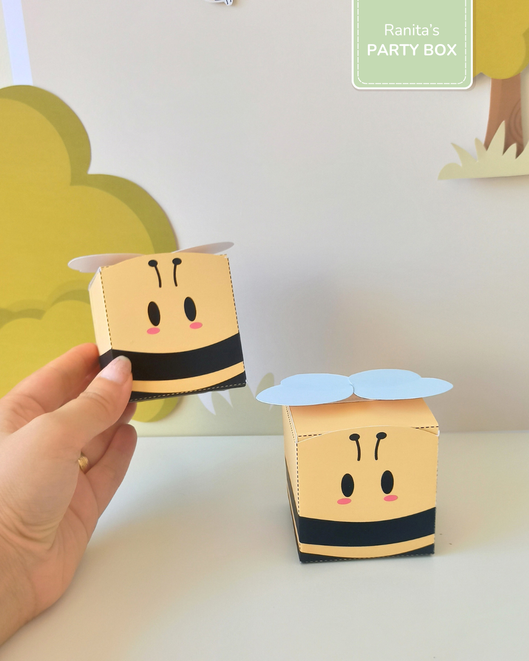 Caixa de Lembrança | Abelhinha – Festa Ursinho Ben 1