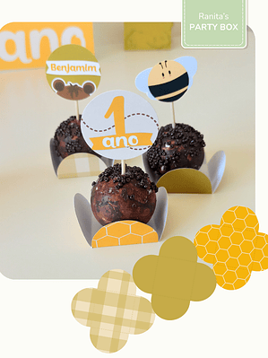 Formas p/ docinhos | 12 Unid. – Festa Ursinho Ben