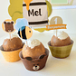 Cupcake wrappers | 6 Unid. – Festa Ursinho Ben - Thumbnail 1