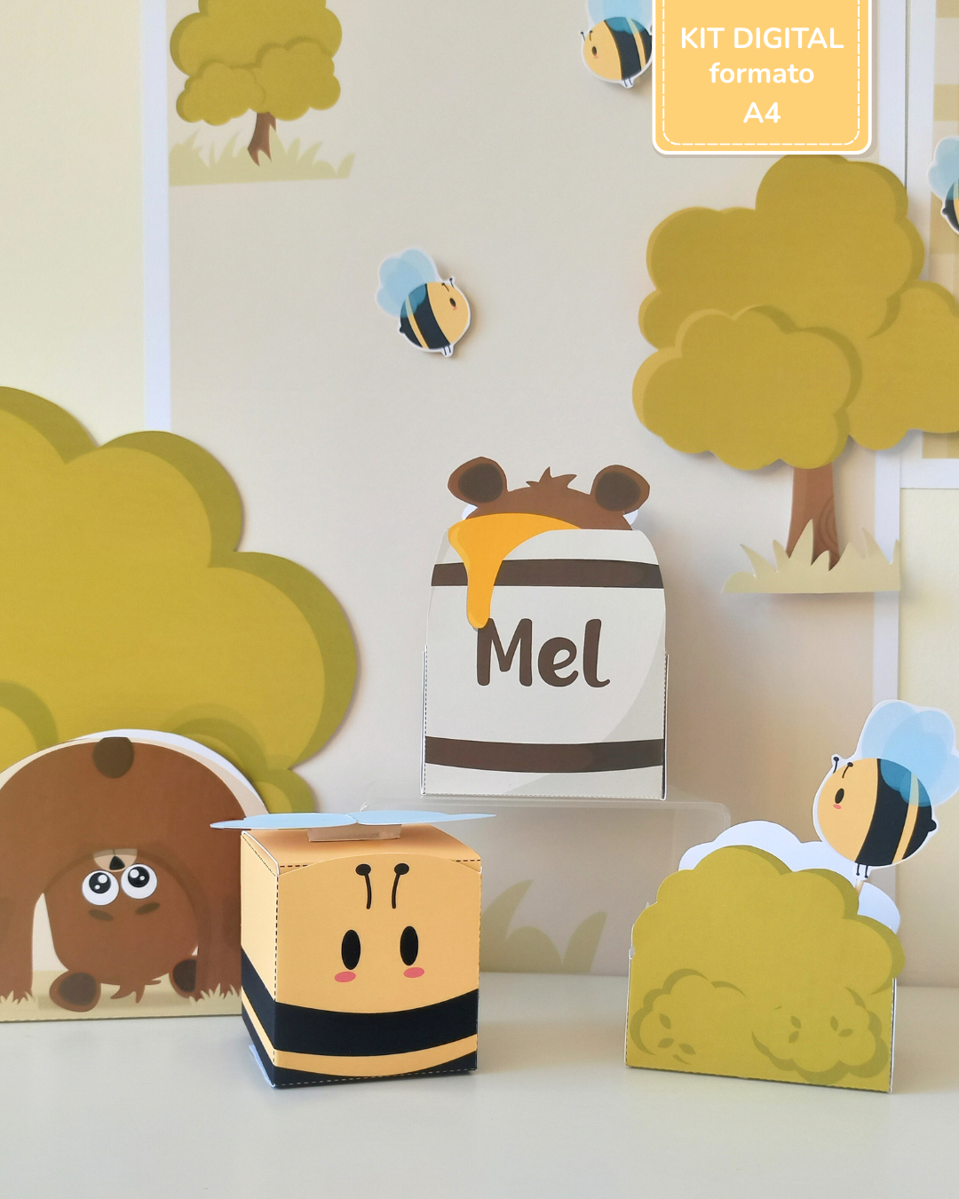  Kit Digital A4 (V. Quadrinhos) - Ursinho Ben  7