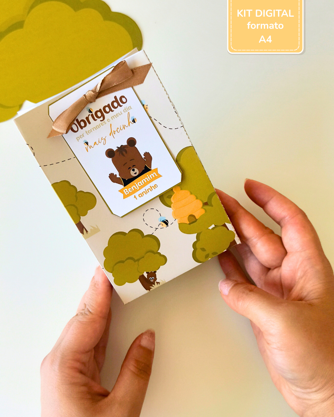  Kit Digital A4 (V. Quadrinhos) - Ursinho Ben  8