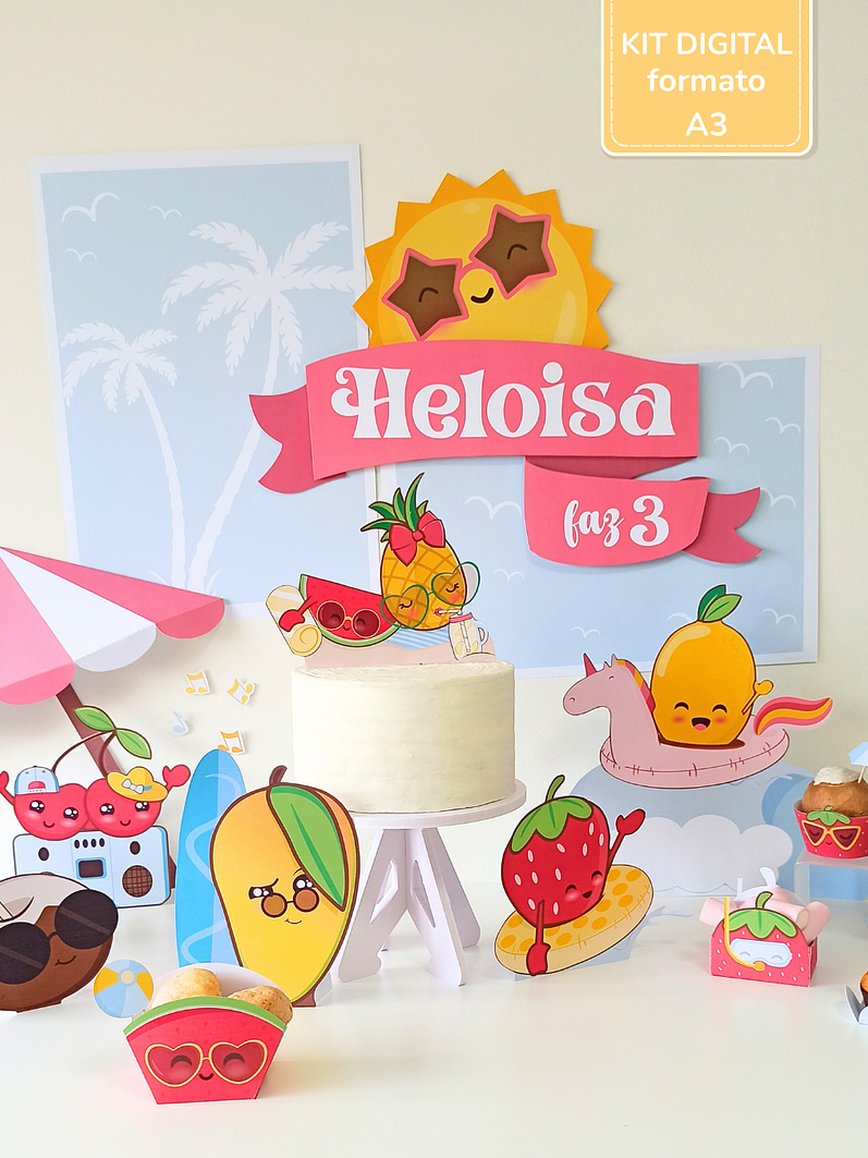  Kit Digital A3 - Summer Fruits 3