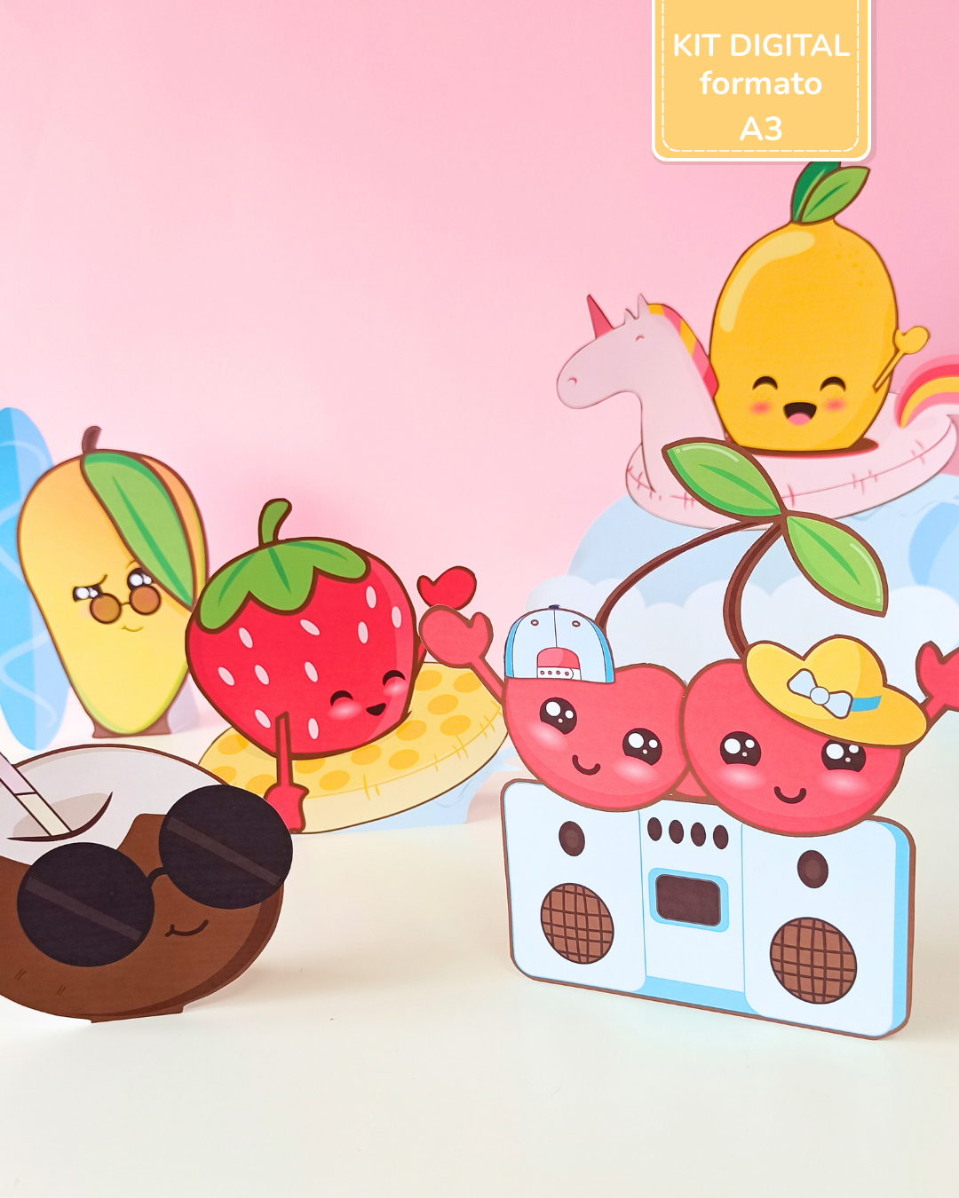 Kit Digital A3 - Summer Fruits 5