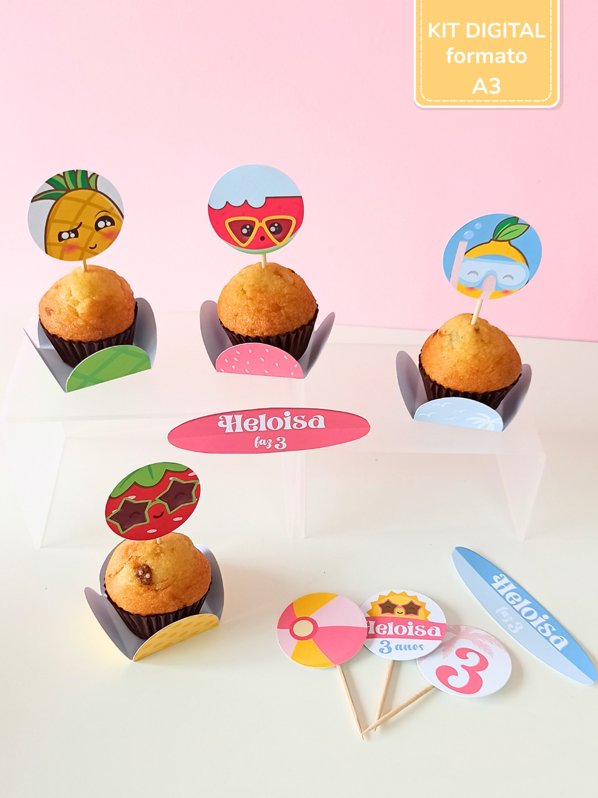  Kit Digital A3 - Summer Fruits 7