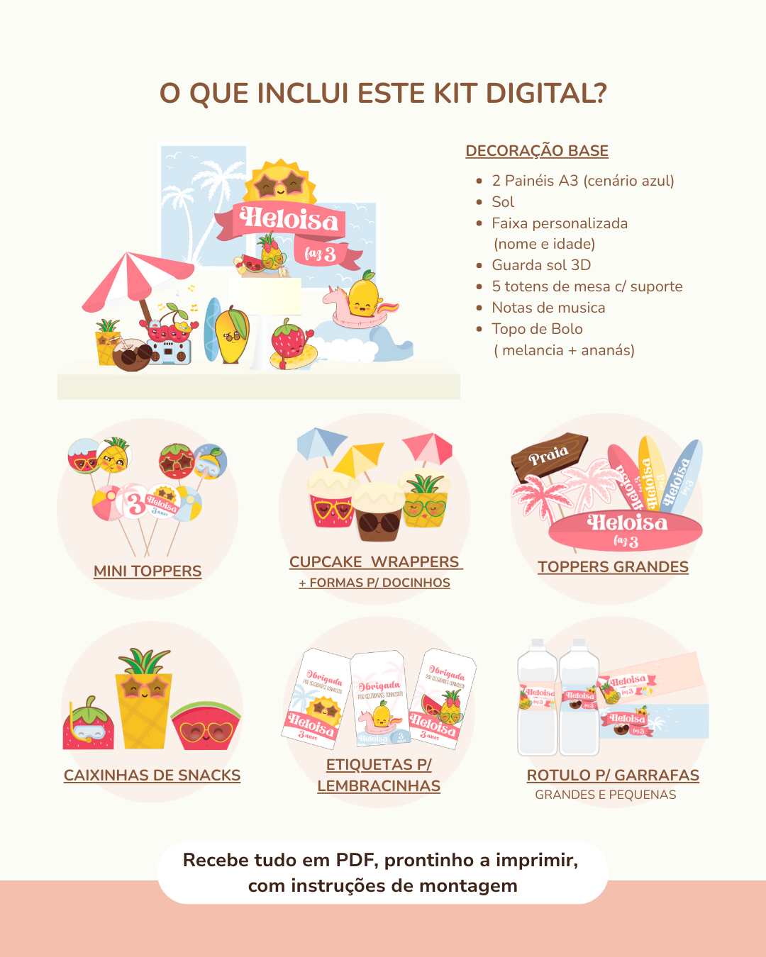  Kit Digital A3 - Summer Fruits 2