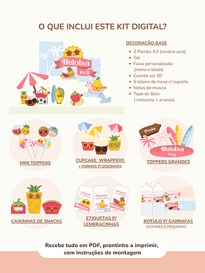  Kit Digital A3 - Summer Fruits