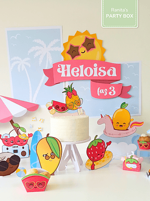 Kit de festa Essência – Festa Summer Fruits