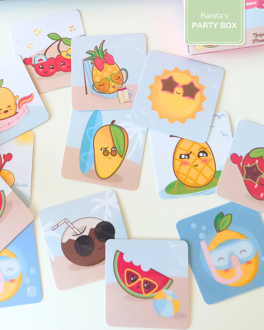 Jogo da memória – Festa Summer Fruits 1
