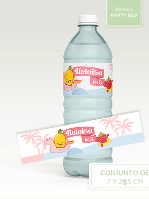 Rótulos garrafas personalizadas Grand| 3 Unid. – Festa Summer Fruits