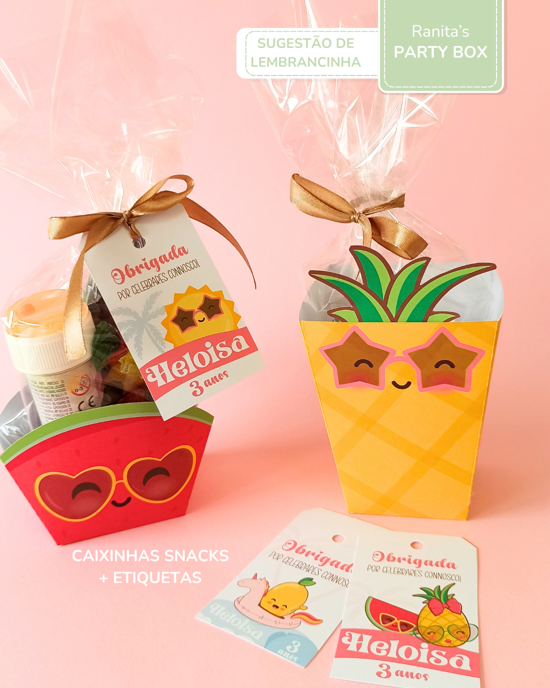 Caixa de Pipocas | Ananás – Festa Summer Fruits 2