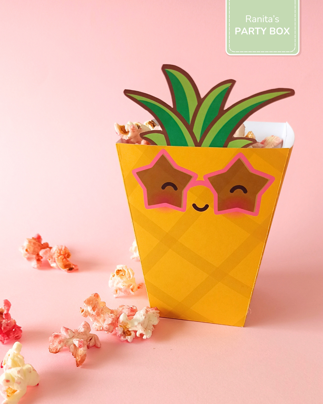 Caixa de Pipocas | Ananás – Festa Summer Fruits 1