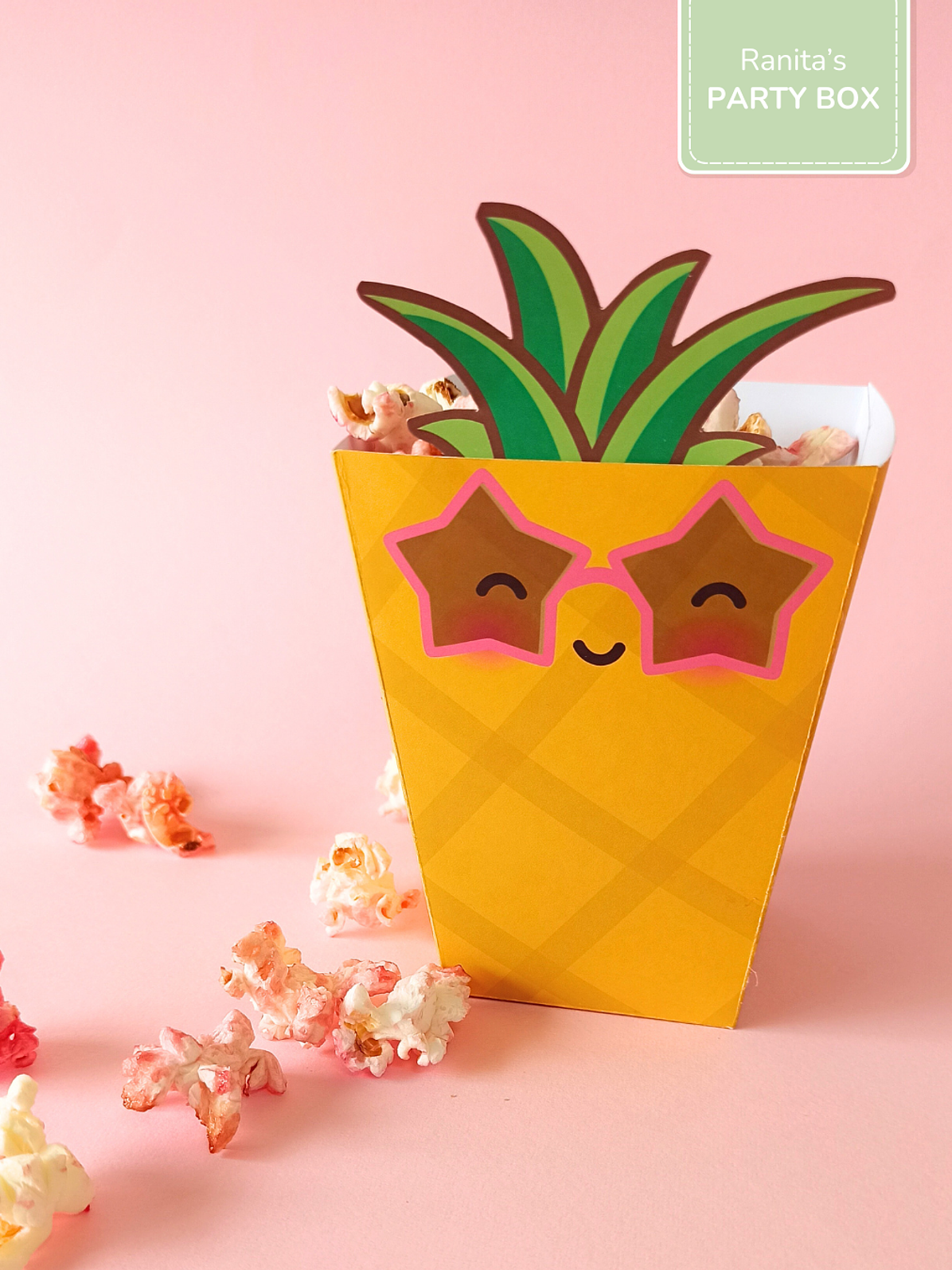 Caixa de Pipocas | Ananás – Festa Summer Fruits 1