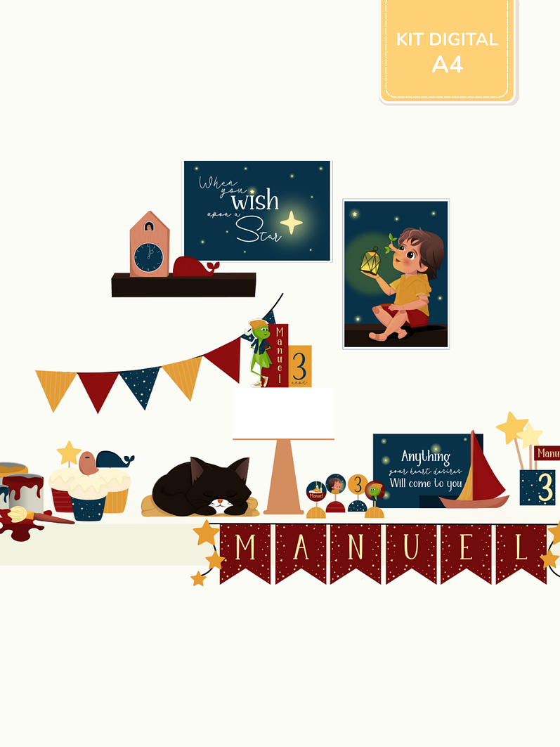  Kit Digital A3 e A4 - Pinoquio 6
