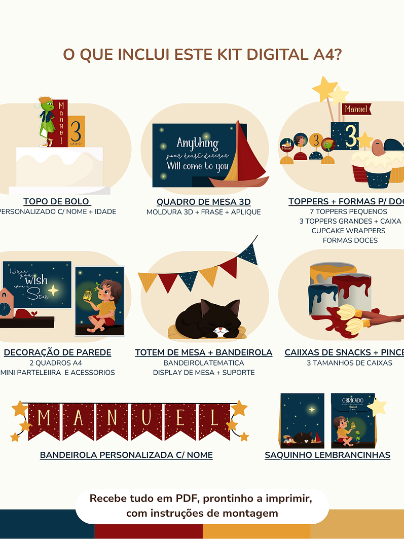  Kit Digital A3 e A4 - Pinoquio 7